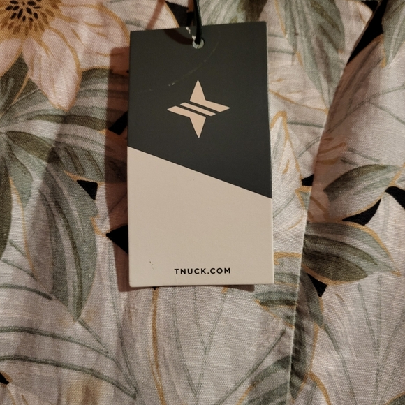 Tuckernuck Madison des Fleurs  Floral Linen Maxi Long Sleeve Dress Size Small - Picture 4 of 9